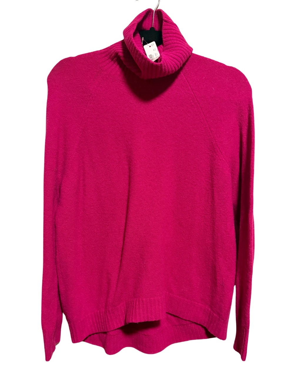 J. Crew Women's Fuchsia Turtleneck Sweater